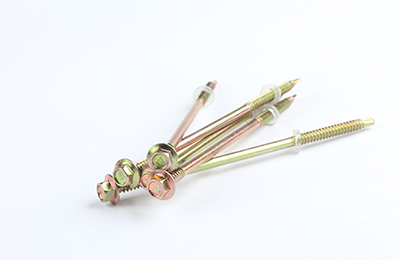 碳钢彩锌 六角法兰面自攻自钻螺钉DIN7504K