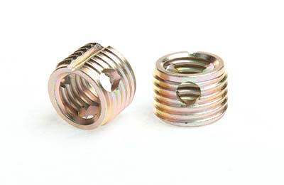 环保彩锌 自攻螺套 三孔型