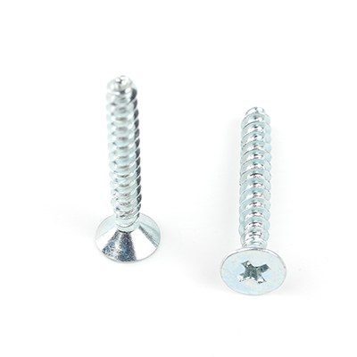 工业熊10B21碳钢环保蓝白锌(48/72h)十字沉头平尾塑胶件专用自攻钉Q/GYX