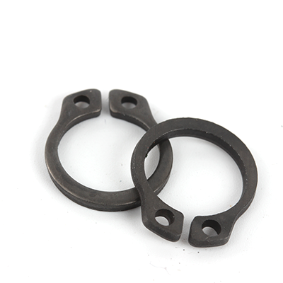 工业熊弹簧钢47-54HRC磷化发黑轴用挡圈重型DIN471-2