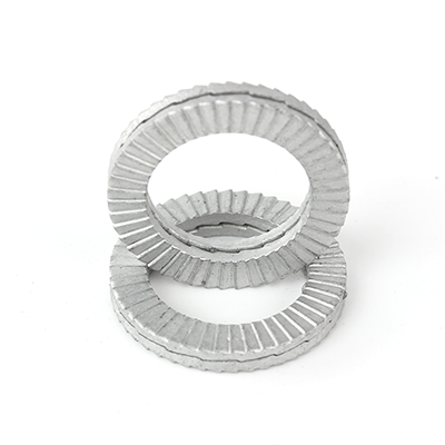 工业熊S60C弹簧钢达克罗DACROMET(1000h)双叠自锁垫圈DIN25201