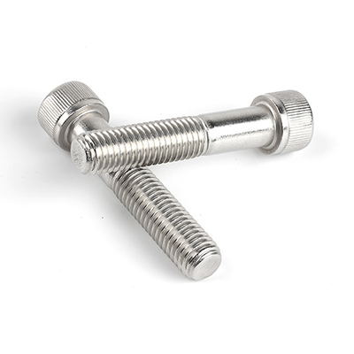 工业熊316不锈钢A4-70内六角圆柱头螺钉半牙滚花DIN912