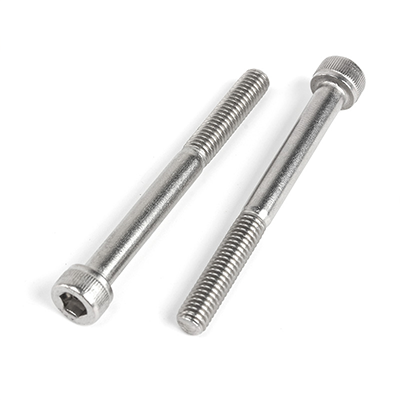 工业熊304不锈钢A2-70内六角圆柱头螺钉半牙滚花DIN912
