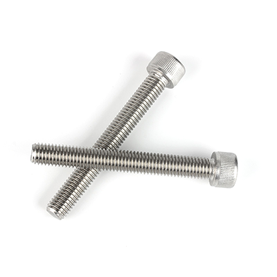 304不锈钢A2-70内六角圆柱头螺钉全牙滚花DIN912