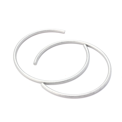 72B弹簧钢银灰色环保达克罗DACROMET(192/720h)孔用钢丝挡圈GB895.1