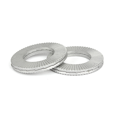 35CrMo合金钢环保达克罗DACROMET(720h)双叠自锁垫圈DIN25201SPS